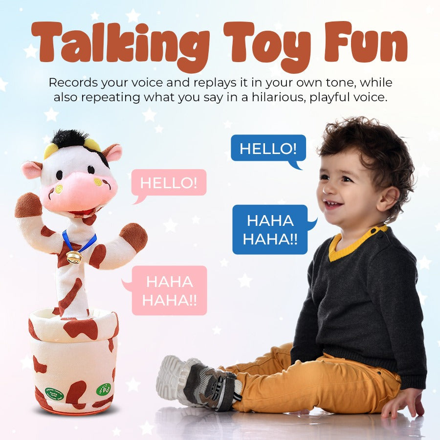 Interactive Dancing Plush: Sings, Records, Lights Up & Repeats What You Say!